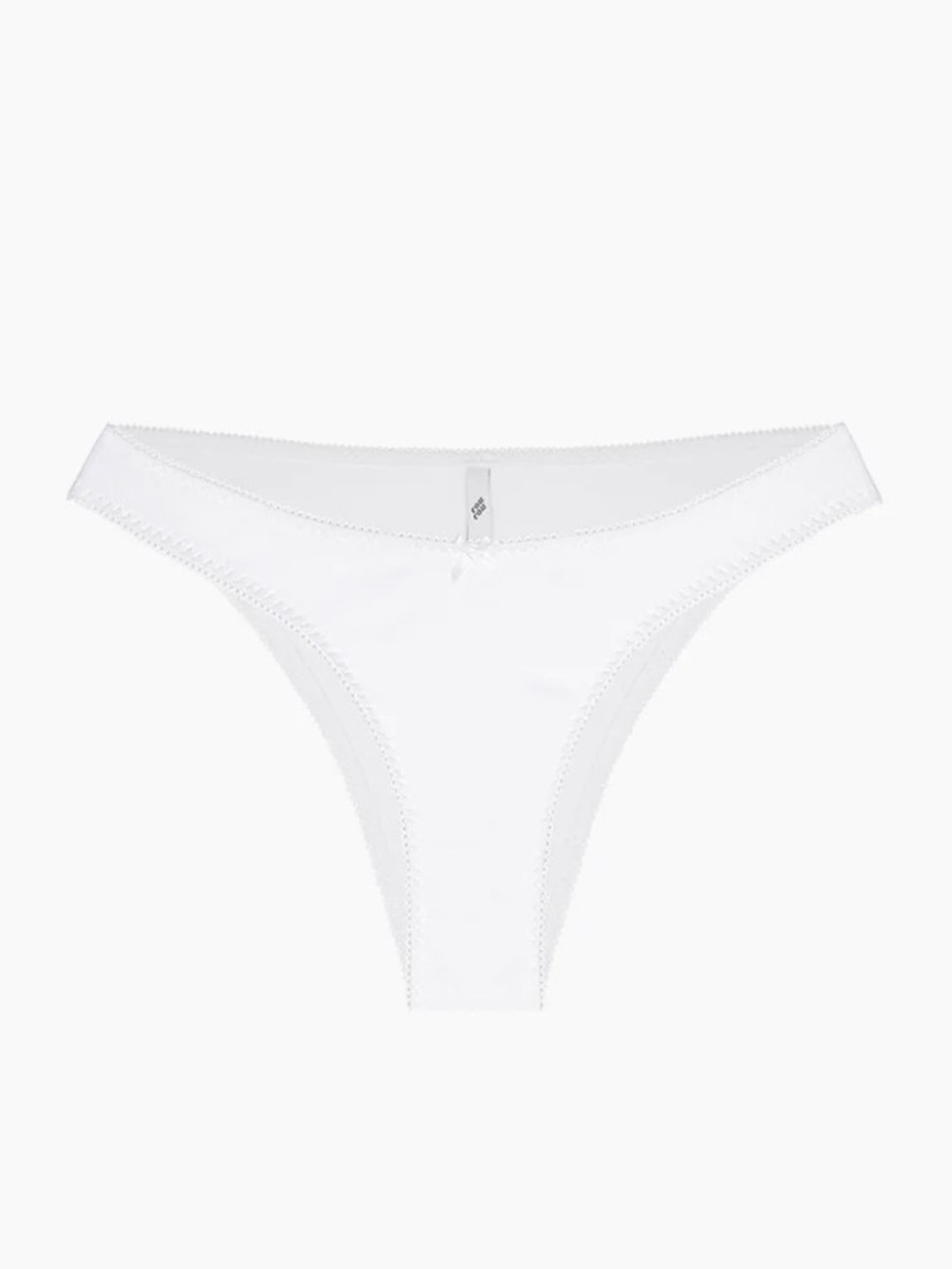 Cou Cou Intimates The Brazilian Cotton Panty NWOT (white) Size L